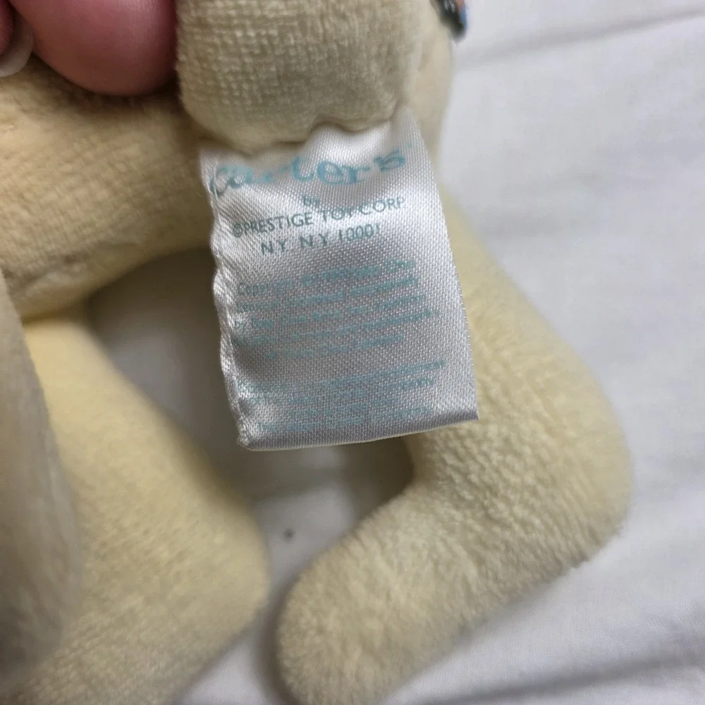 Carter's John Lennon 1999 Real Love Giraffe Pink Hearts Rattle Plush